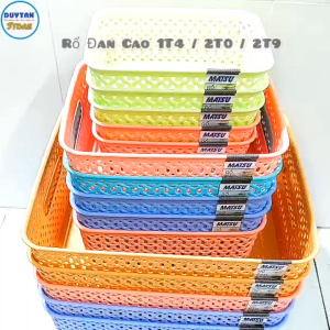 Rổ đan cao nhựa Duy Tân 2T9 - No.1101_ Giao Màu Ngẫu Nhiên.