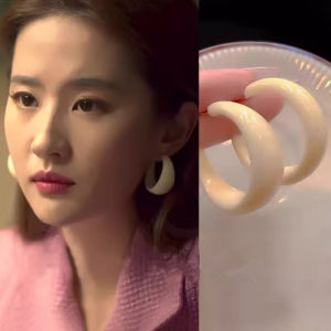 Elegant Rose Story Earrings by Li Yi Fi Perfect for Women Versatile High-End Simple Classy Style Alloy Plated Gold Silver