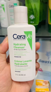 เซราวี CERAVE Hydrating Cleanser ทำความสะอาดผิวหน้า สำหรับผิวธรรมดา-ผิวแห้ง 88ml.(ทำความสะอาดผิวหน้า)