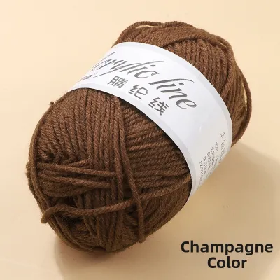 Acrylic Wool Yarn Milk Cotton Medium Thickness DIY Knitting