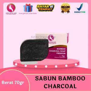 Drw Skincare Sabun Bamboo Charcoal soap untuk kulit iritasi bruntusan