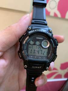 Đồng hồ nam điện tử nam CASIO máy 3416-735H 3443-736H báo thức lịch vạn niên chronograph đồng hồ đếm ngược chống nước 10BAR