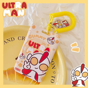 Superman Salted Egg Lanyard Card Holder Kindergarten School Campus Integrated Access Control Keychain Plastic Card Case