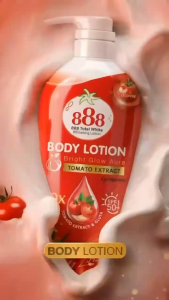 888 Total White SPF 50 Sun Protection & Skin Brightening Tomato Lotion