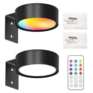 XIWANGFIRE | Magnetic LED Wall Light Night Dimmable Magnetic Picture Lights 360° Rotation Touch Remote Control Cabinet Spotlight Night Lamp