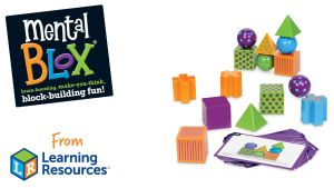 [อายุ 5+] ชุดเกมคิดวิเคราะห์ 20 ชิ้น พร้อมการ์ดกิจกรรม 40 แบบ (Mental Blox Critical Thinking Game) [Learning Resources]