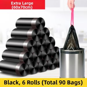 MAIENS | Home Use Thick Kitchen Pull Rope Auto Seal Garbage Bag 50x60cm