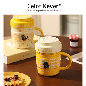 Cute Cat Design Office Ceramic Cup
