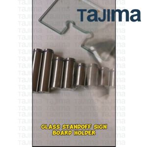 Stainless Steel 25mm Glass Standoff Screw Mounting Advertising Bolt Nails for Sign Board Displays (4 pieces)