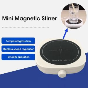 Niye 2L 4000RPM Stirrer Mini Lab Stir Mixer Stirrer Plate Portable Electric Mixing Coffee Milk with Stir Bar for Laboratory
