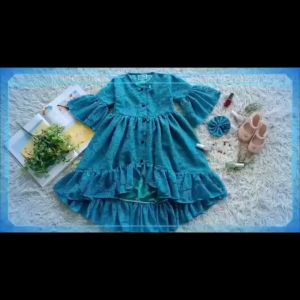 Misya Tunic | Baju Atasan Anak Perempuan & Dewasa | Kostum Couple Lebaran Tunik Brokat Terbaru Murah