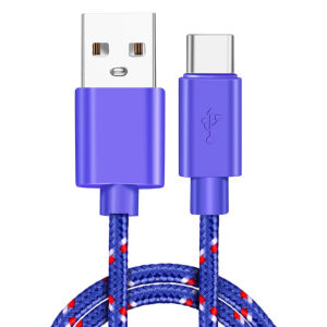 Cáp USB C NNBILI Sạc Nhanh Truyền Dữ Liệu Cho Samsung S8 S9 Plus Note 8 9 Xiaomi Redmi Note 7 Mi9 MI 8 9 - Chất Liệu Dệt Bện