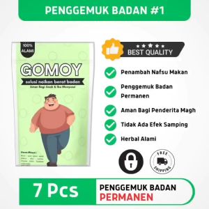 Gomoy Penggemuk Badan dan Suplemen Penambah Berat Badan Herbal 7 pcs