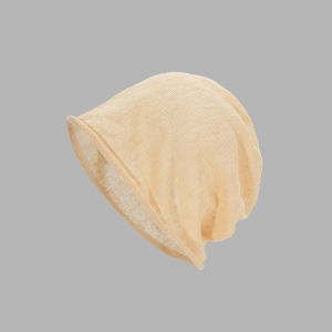 BILLI ZILLY | Linen Breathable Bucket Hat Women Large Size Loose Overhead Cap Men Thin Solid Color Versatile Cuffed Face Slimming Cold Cap