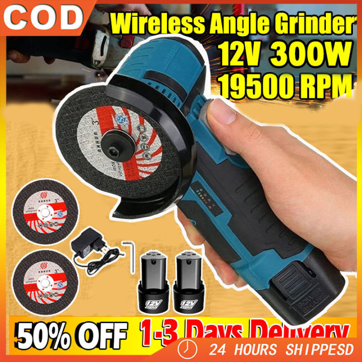 Muwei Original Cordless Angle Grinder Cutter 12v Polishing Machine 