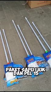 Promo Paket Dragon 1 sapu injuk dan 1 pel Dragon kain pel lantai Alat Pembersih Lantai Dengan Ember Sapu Dan Pel Untuk Kebersihan Rumah Perlengkapan Bersih-Bersih Praktis - Lazada