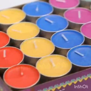Nến viên Bơ TEALIGHT 2h 50 viên (vàngđỏtrắng tím hồng xanh dương)