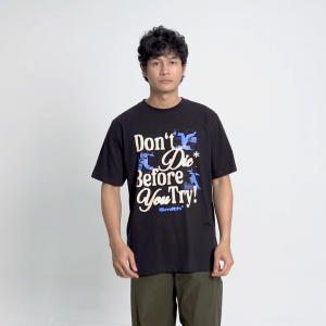 House of Smith Kaos Pria Lengan Pendek - Don`t Die Black Tshirt - T Shirt