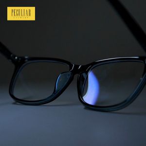 Peculiar AOKI PLUS METAL HINGES Square Anti-Radiation UV400 Replaceable Lens Computer Eyewear for Women and Men