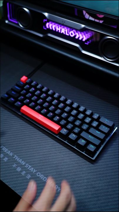 MACHENIKE K500 M61 Analog Magnetic Switch Mechanical Keyboard 8000 Hz Polling Rate RBT Wired keyboard Adjustable Key Travel RGB Backlit Aluminum Top Plate 61 Keys Gaming Keyboard Support Driver