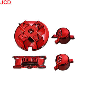 JCD 1set For Game Boy Electroplating Button Shell For GBC Game Replacement Button D-Pad A B Buttons Kit DIY Color