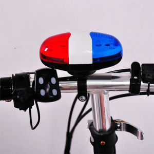 Loud Mountain Bike Bicycle Horn Universal Childrens Electric Bell Electronic with Flash Light Electronic Bell Alarm Light Electric Horn