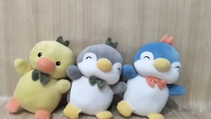 Boneka Bebek Pinguin Animal Baby Duck Pinguin Dasi Ukuran M