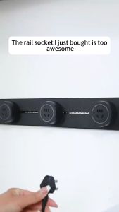 Power Track Socket Switch 8000W ower Adapter Flat Pin / Universal / USB /Type C With LED Power Track Plug Sirim