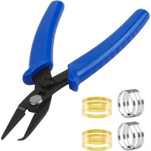 Professional Stainless Steel Jump Ring Pliers Set Split and Circle Ring Opener Tool for Jewelry Making DIY Crafts