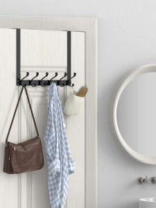 European-Style Door Rear Hook 3.5cm Thick Door Bedroom Punch-Free Door Hanger Wall Hanging Door Back Creative Coat and Hat Hook