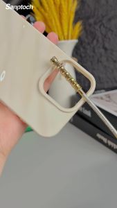 Sanptoch Cute ins Wavy Color Phone Case For iPhone 16 / 15 / 14 / 13 Pro Max Gloss Soft TPU Skin-friendly Cover For iPhone 16 Pro Max Anti-slip Shockproof Protection Casing