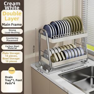 HANYUXUAN | Multipurpose Stainless Steel Dish Drying Rack