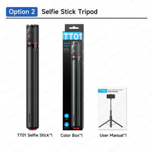 TOKQI TT01 Auto Pop Up Selfie Stick Tripod  Hidden Phone Clip Expandable 52.36" for Mobile Phone with Bluetooth Magnetic Remote
