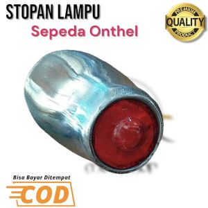 Stoper Lampu Sepeda Ontel Depan - Aksesoris Sepeda - Lampu & Reflektor Sepeda - Kualitas Premium - Bisa Bayar Ditempat