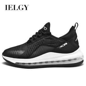 IELGY sports shoes mens breathable mesh casual air cushion shock-absorbing comfortable soft-soled daddy trendy shoes