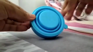 Outdoor Travel Portable Foldable Retractable silicone Cup mini Cup with lid Drop-proof Camp Survival tools