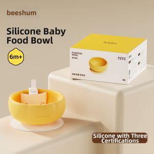 Beeshum | Infant Feeding Bowl Silicone Suction Plate 6 Months