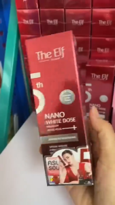 The ELF Nano White Dose Premium Whitening Serum 60ml - Anti-Aging & Brightening with Vitamin C & E