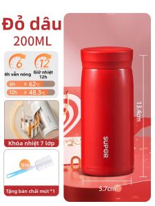 Supor | Cốc Cách Nhiệt Nhỏ Gọn Dễ Mang cho Phụ Nữ