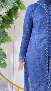 Setelan Kebaya Modern Kancing Seribu Payet Tunik brukat Pesta terbaru/ terbaik/ kekinian