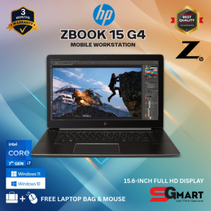 Hp Zbook 15 G4 Business Laptop 15.6 in FHD (1920 x 1080) Intel Core i7-7820HQ 32GB RAM 512GB SSD SSD n Vidia Quadro