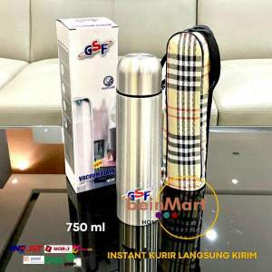Thermos Termos Air Panas Dingin Tumbler Stainless Steel 750ml GSF 3075 Free Packing Bubble Wrap Food Grade