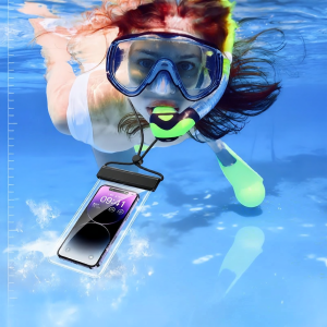 Touch-screen Photo Compatible Swimming Waterproof Phone Pouch