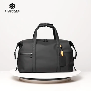 SIDE KICKS Broadway Duffle Bag Waterproof PU Travel Casual Men Woman Beg Sandang Kalis Air 大容量防水行李包