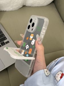 Lili Sauce Eco-friendly Acrylic Animal Phone Case Anti-fall Cute Cartoon Design Compatible with Apple And Android Phones