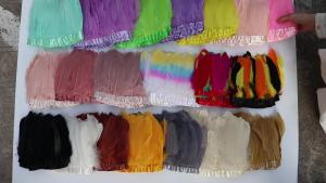 10M Soft Fluffy Natural Dyed Goose Feather Fringe Trim Ribbon Plumes for Handmade Gift Wrapping Wedding Costume Party Decor