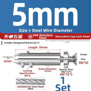 TIANZHUOJINSHU | Stainless Steel Cable Connector Lock Tension Fastener