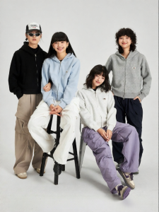 OWOX | Áo Khoác Hoodie Đôi ZipSlim Fit Ngắn Retro