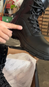 Sepatu PDL JBS Cobra Tali 8 Inch/ Sepatu PDL Kedinasan / Sepatu Satpam Kulit Asli Sepatu Boots