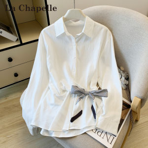 La Chapelle | Bow-tie Long Sleeve Fitted Blouse